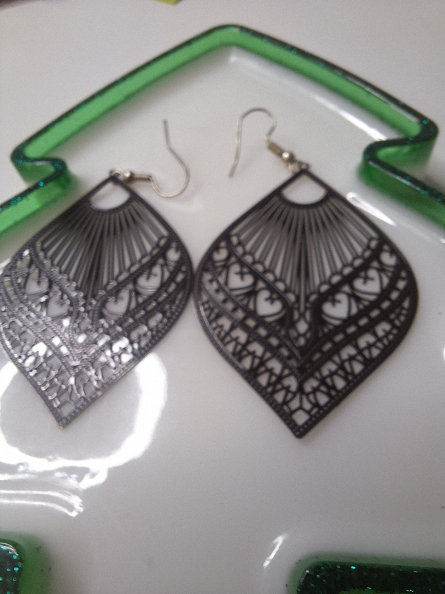 Boucles d oreilles estampe
