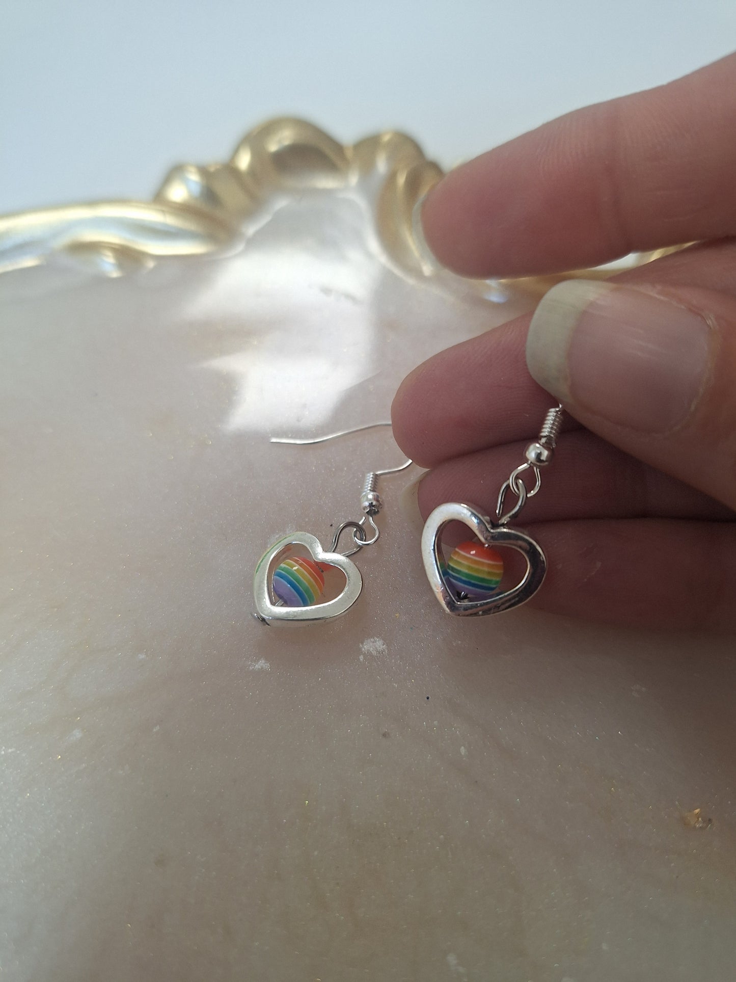 Boucles d'oreilles coeur