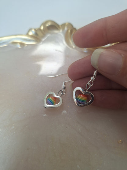 Boucles d'oreilles coeur