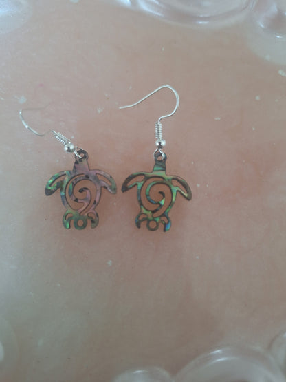 Boucles d'oreilles tortue