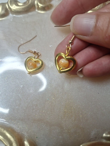 Boucles d oreilles coeur
