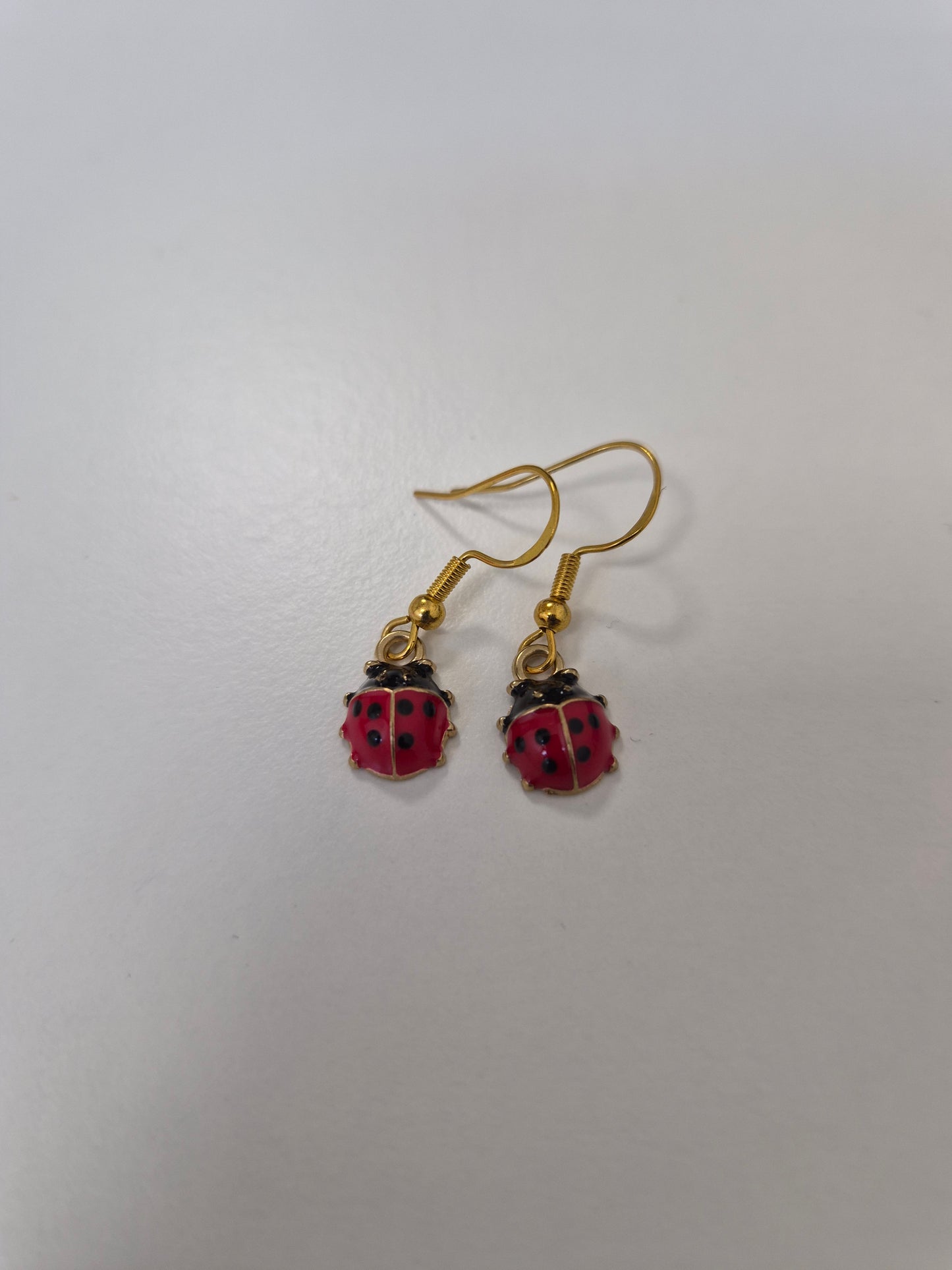 Boucles d'oreilles coccinelle 🐞