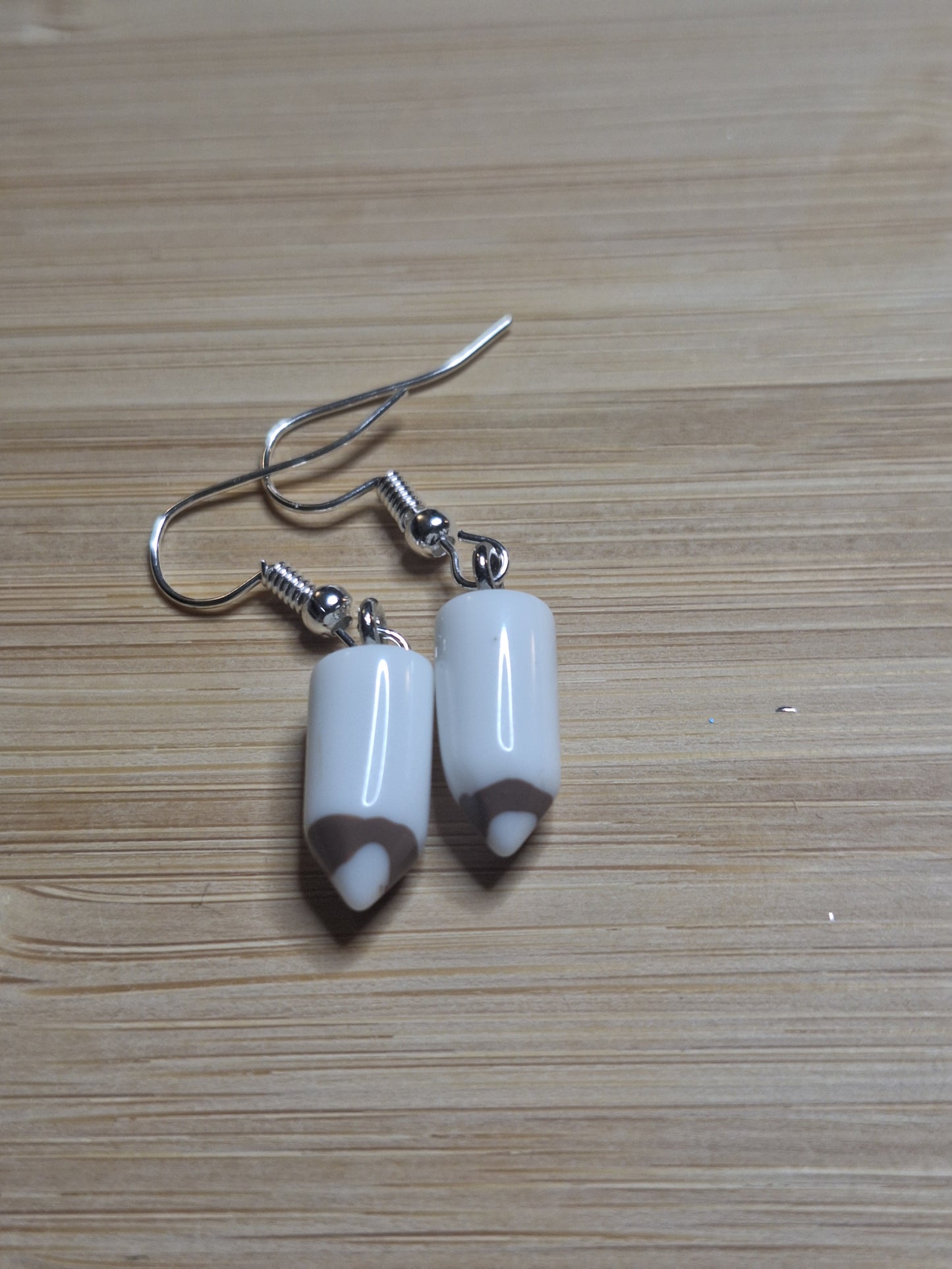Boucles d'oreilles crayons de couleur