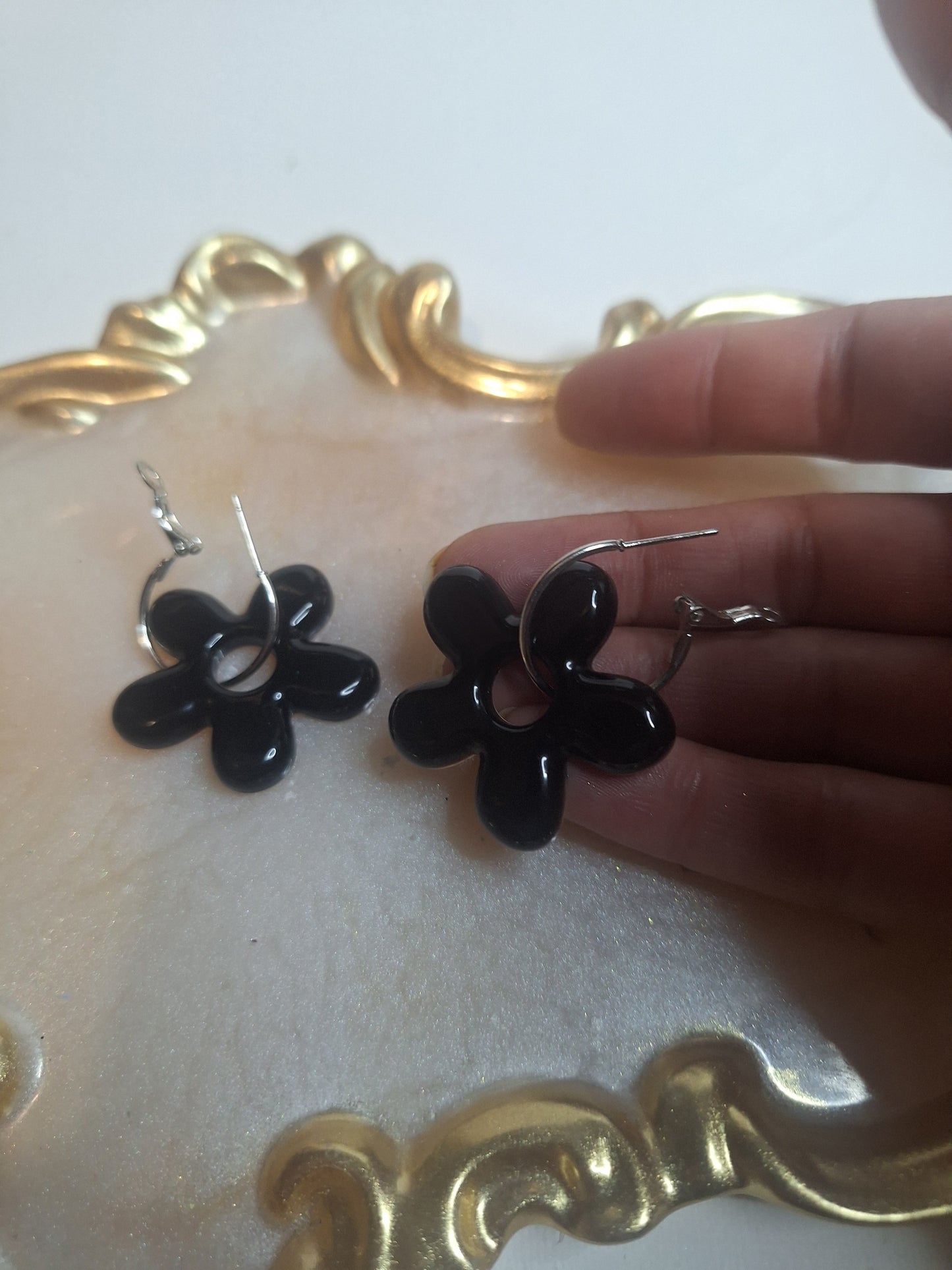 Boucles d oreilles 5 pétales