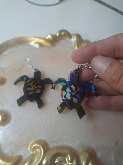 Boucles d'oreilles tortue