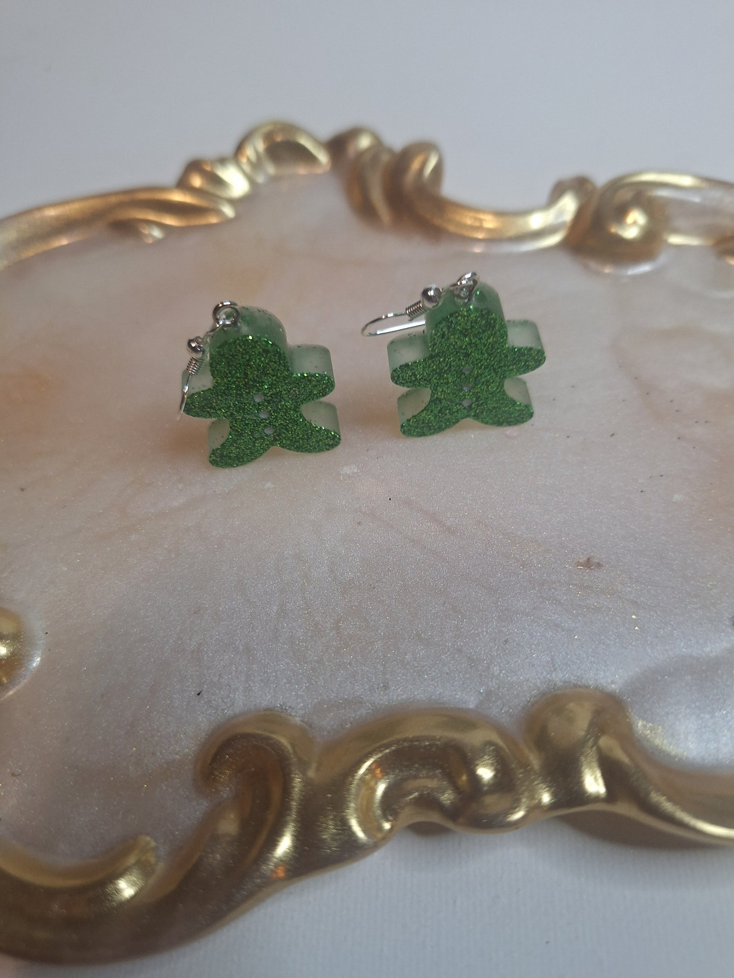 Boucles d'oreilles pain d épices