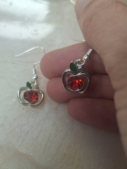 Boucles d'oreilles pomme