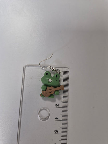 Boucles d'oreilles grenouille