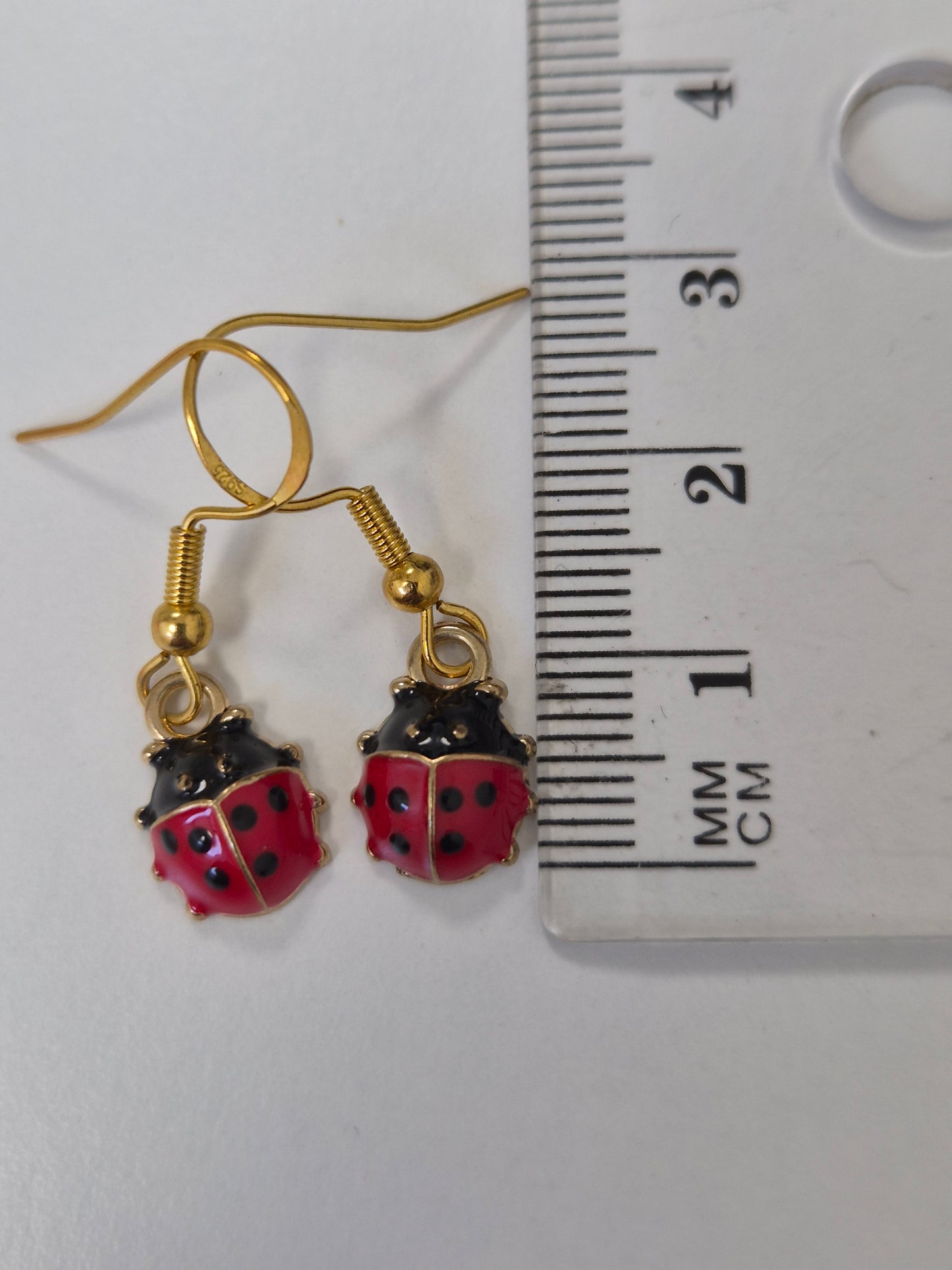 Boucles d'oreilles coccinelle 🐞