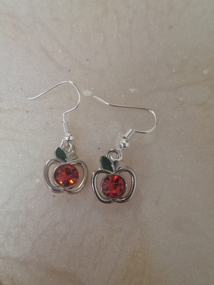 Boucles d'oreilles pomme