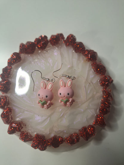 Boucles d'oreilles lapin