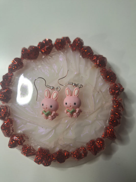 Boucles d'oreilles lapin