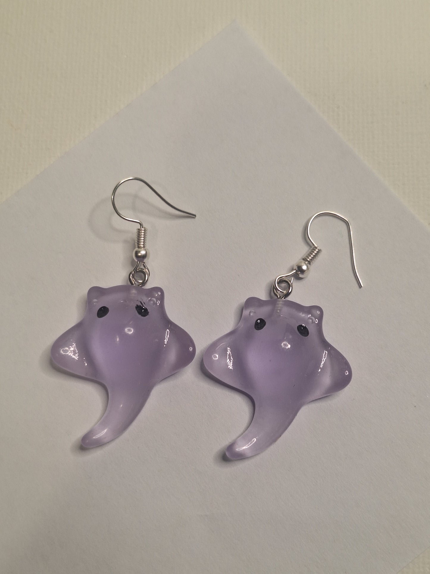 Boucles d'oreilles raie