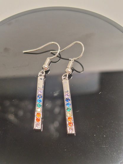 Boucles d'oreilles strass