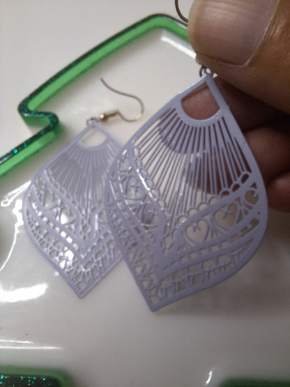 Boucles d oreilles estampe