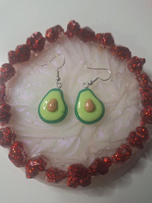 Boucles d'oreilles avocat