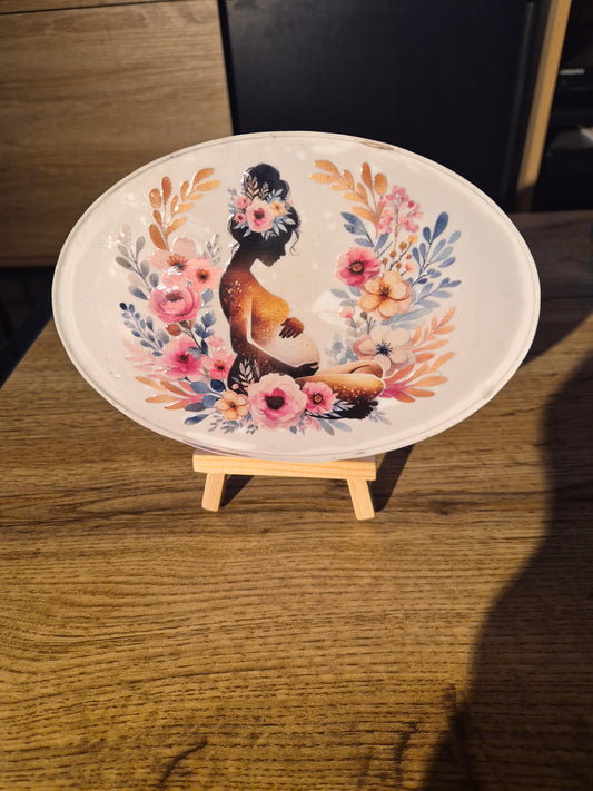 Plaque femme enceinte