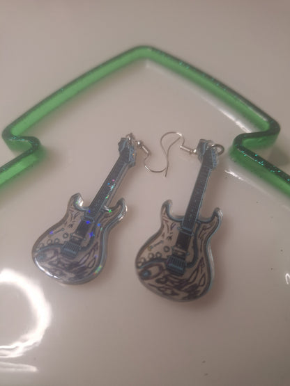 Boucles d'oreilles guitare 🎸