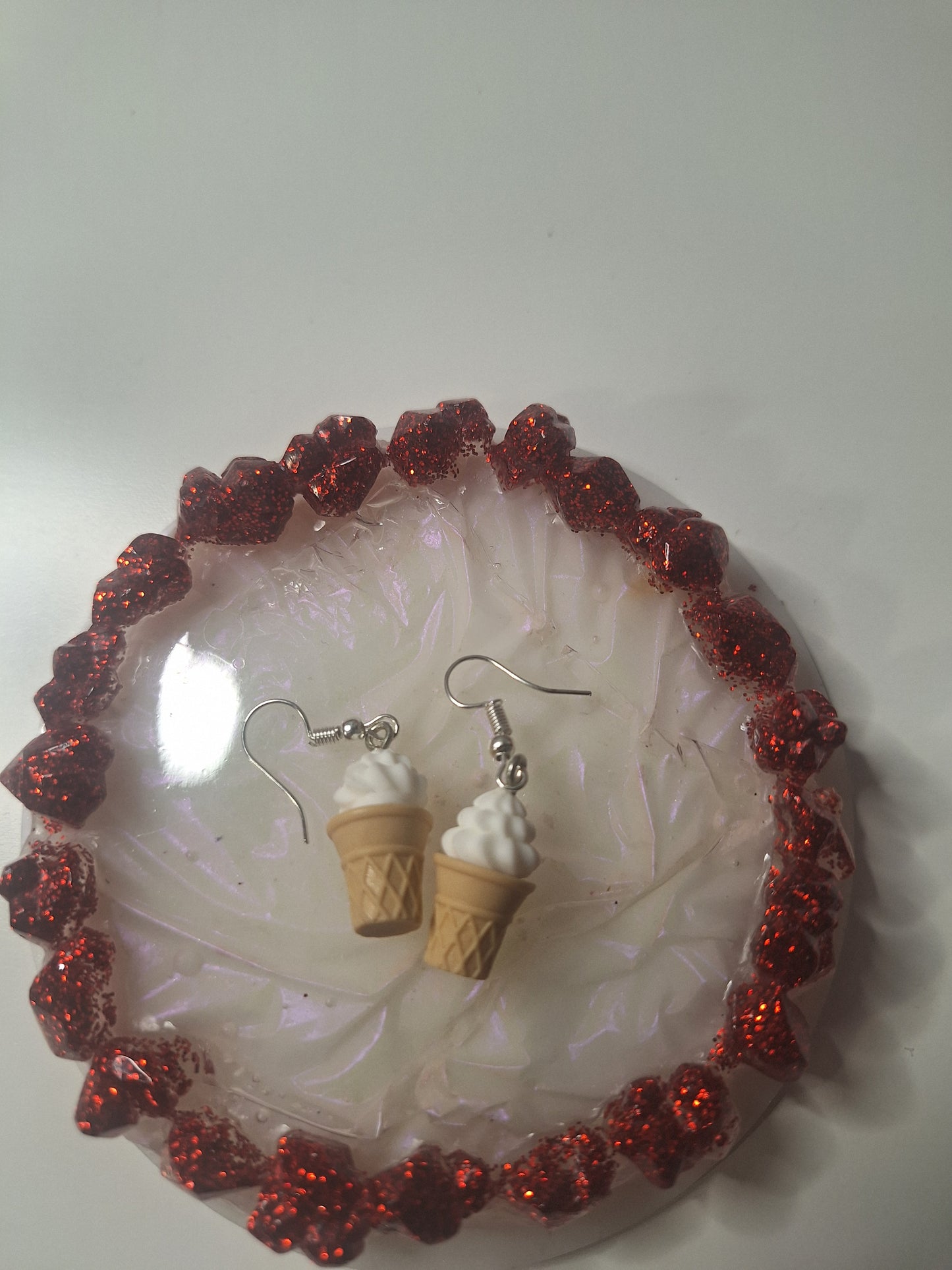 Boucles d'oreilles glace