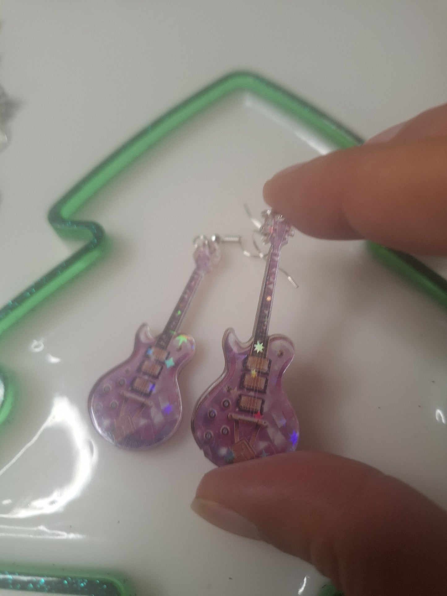 Boucles d'oreilles guitare 🎸