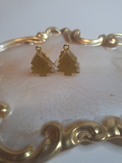 Boucles d'oreilles sapin de Noël 🎄