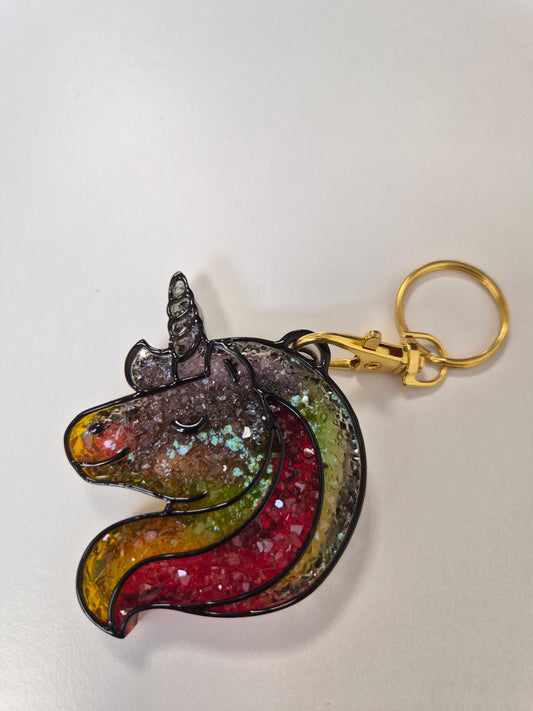 Porte cle licorne