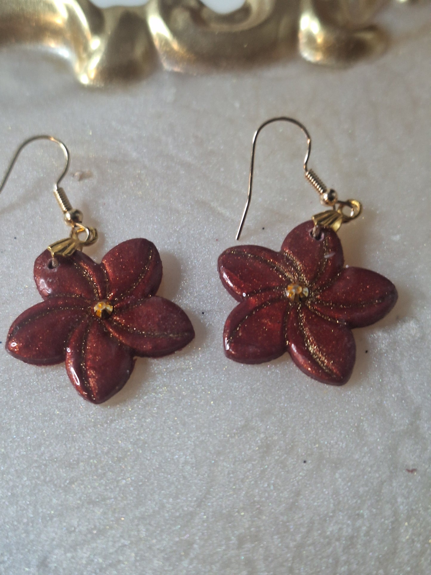 Boucles d'oreilles fleur fleur de tiare
