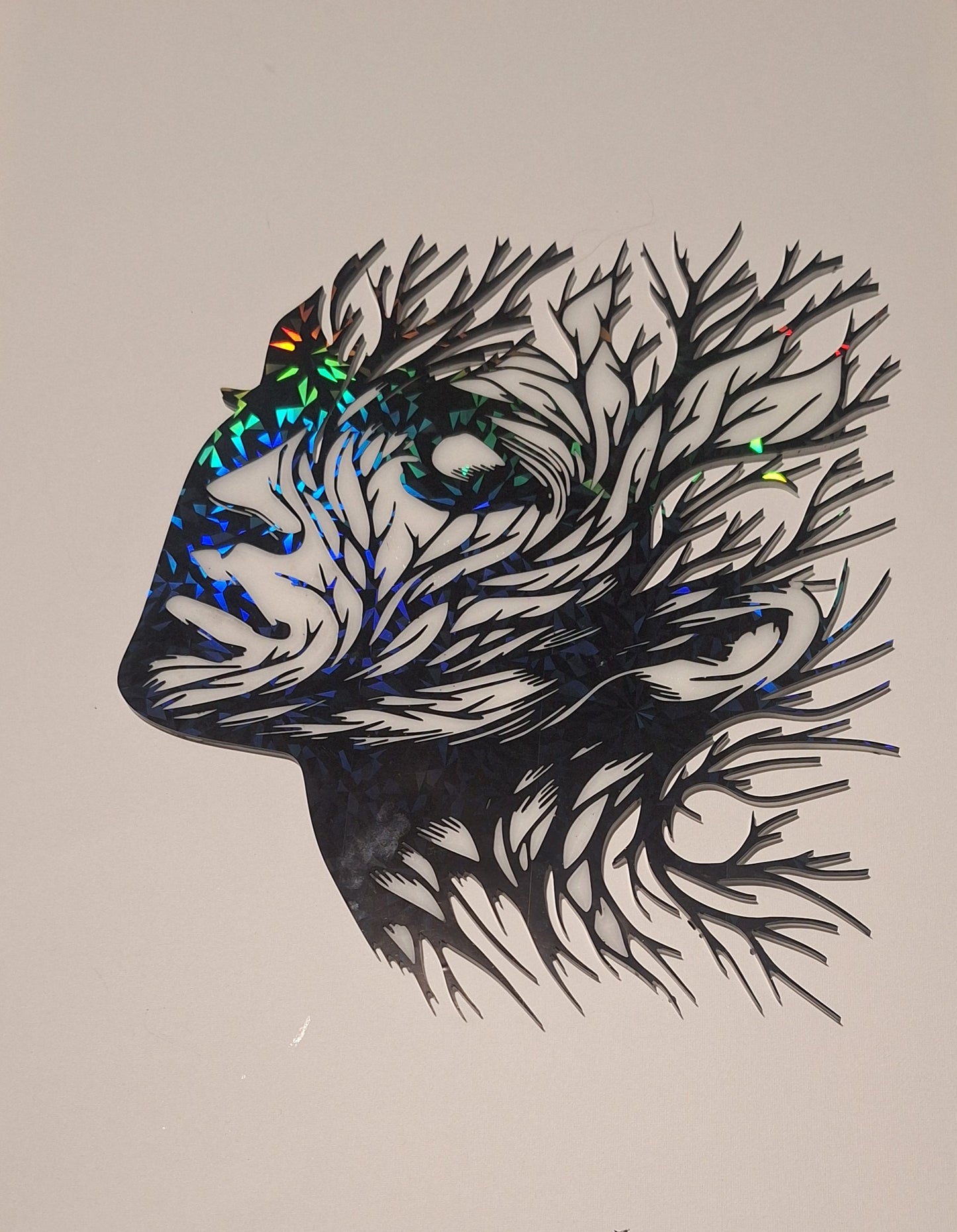 Deco murale visage