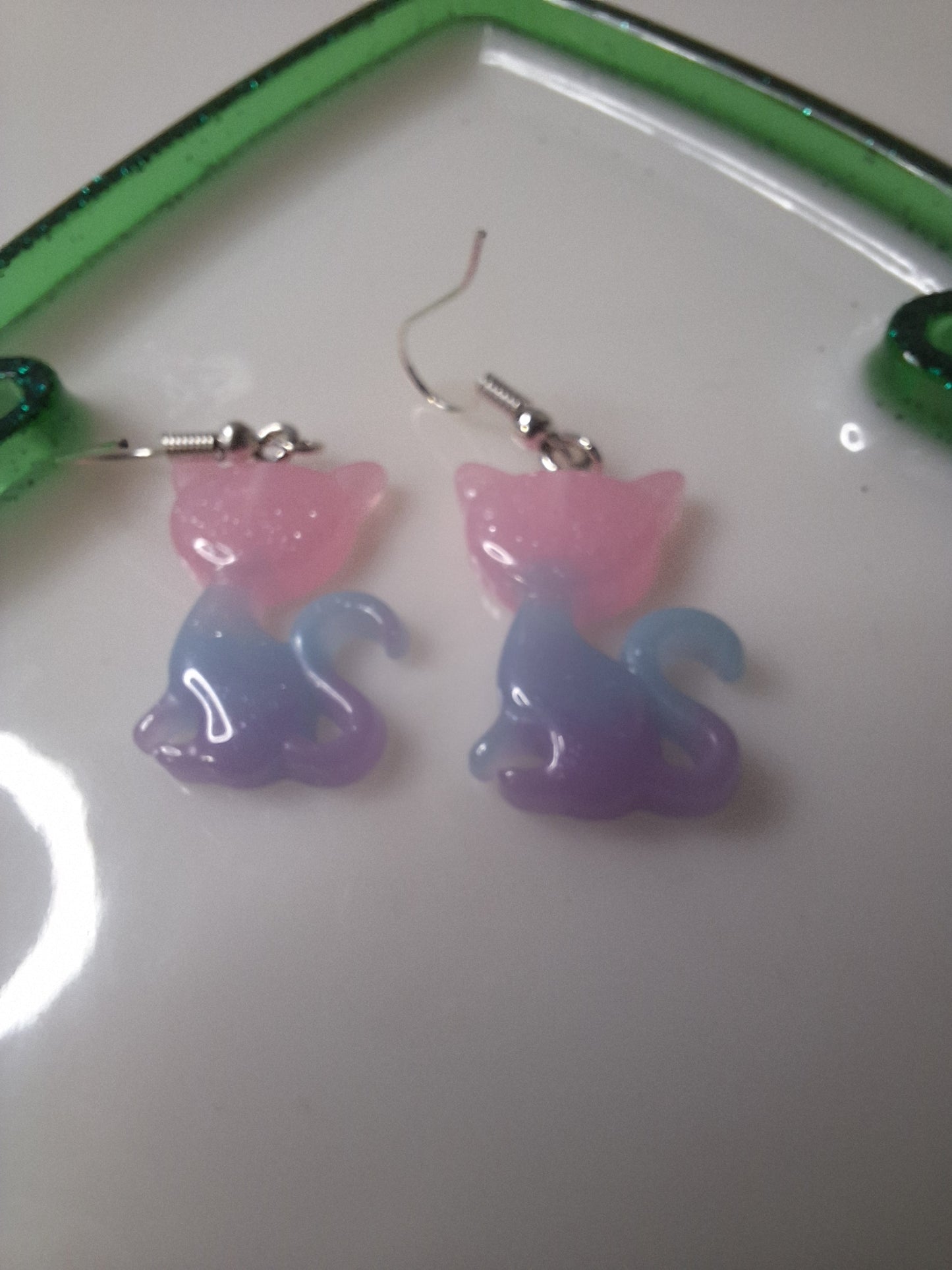 Boucles d'oreilles chat