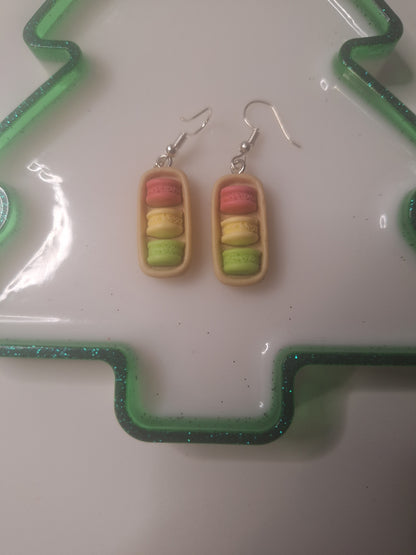Boucles d'oreilles macarons