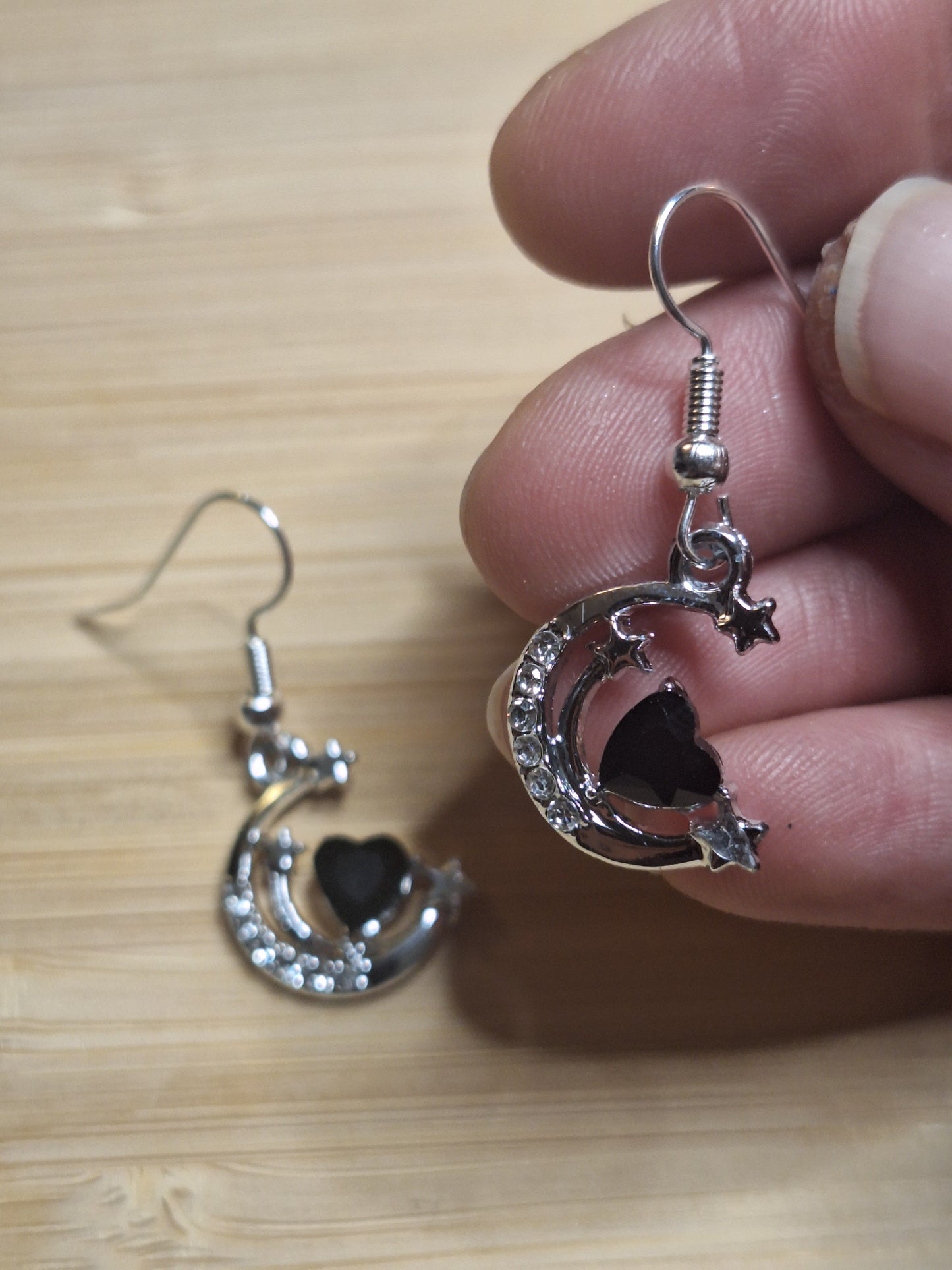 Boucles d'oreilles lune