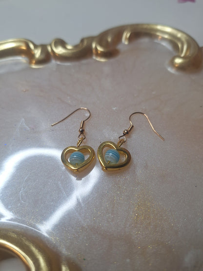 Boucles d oreilles coeur