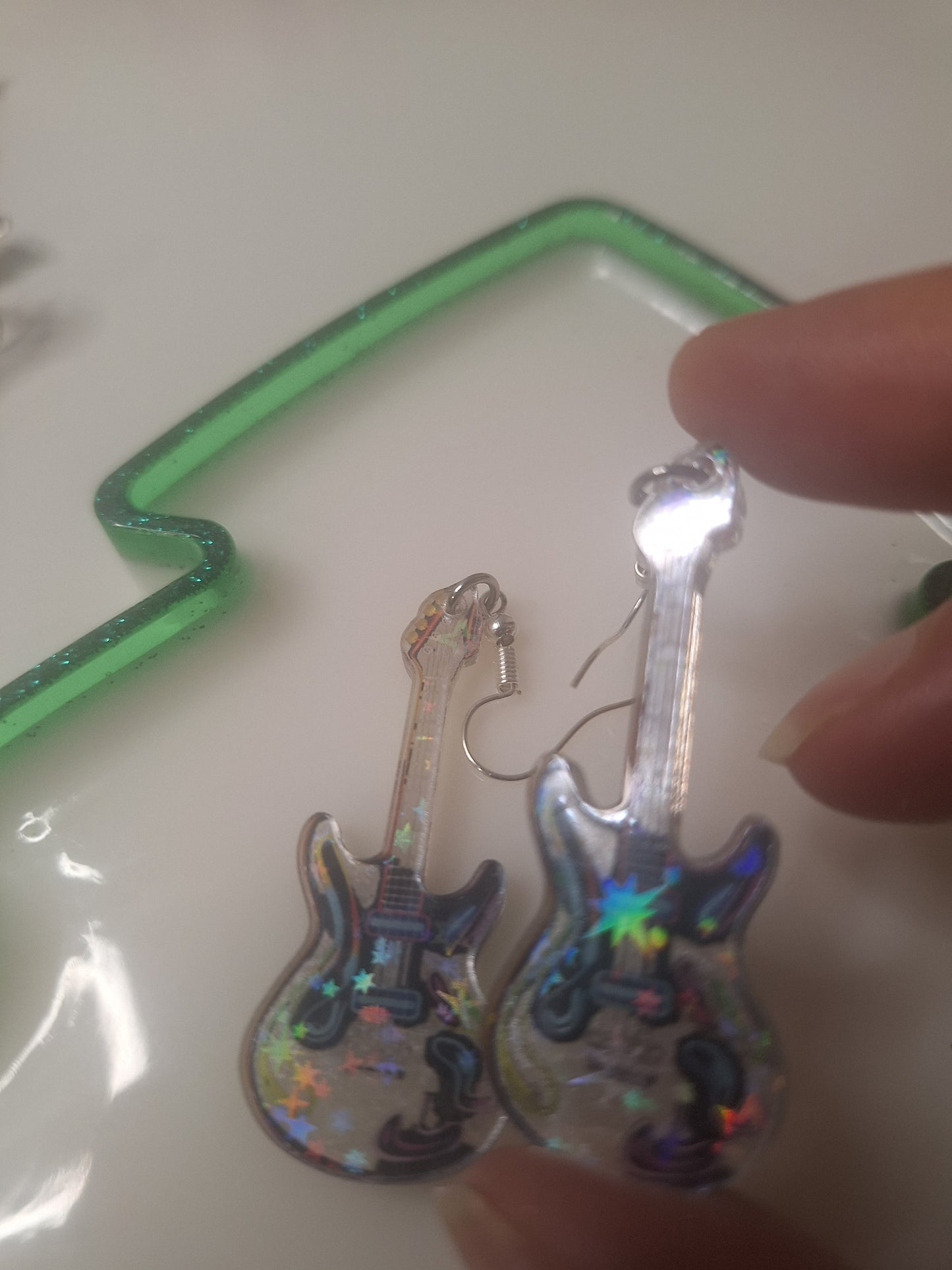 Boucles d'oreilles guitare 🎸