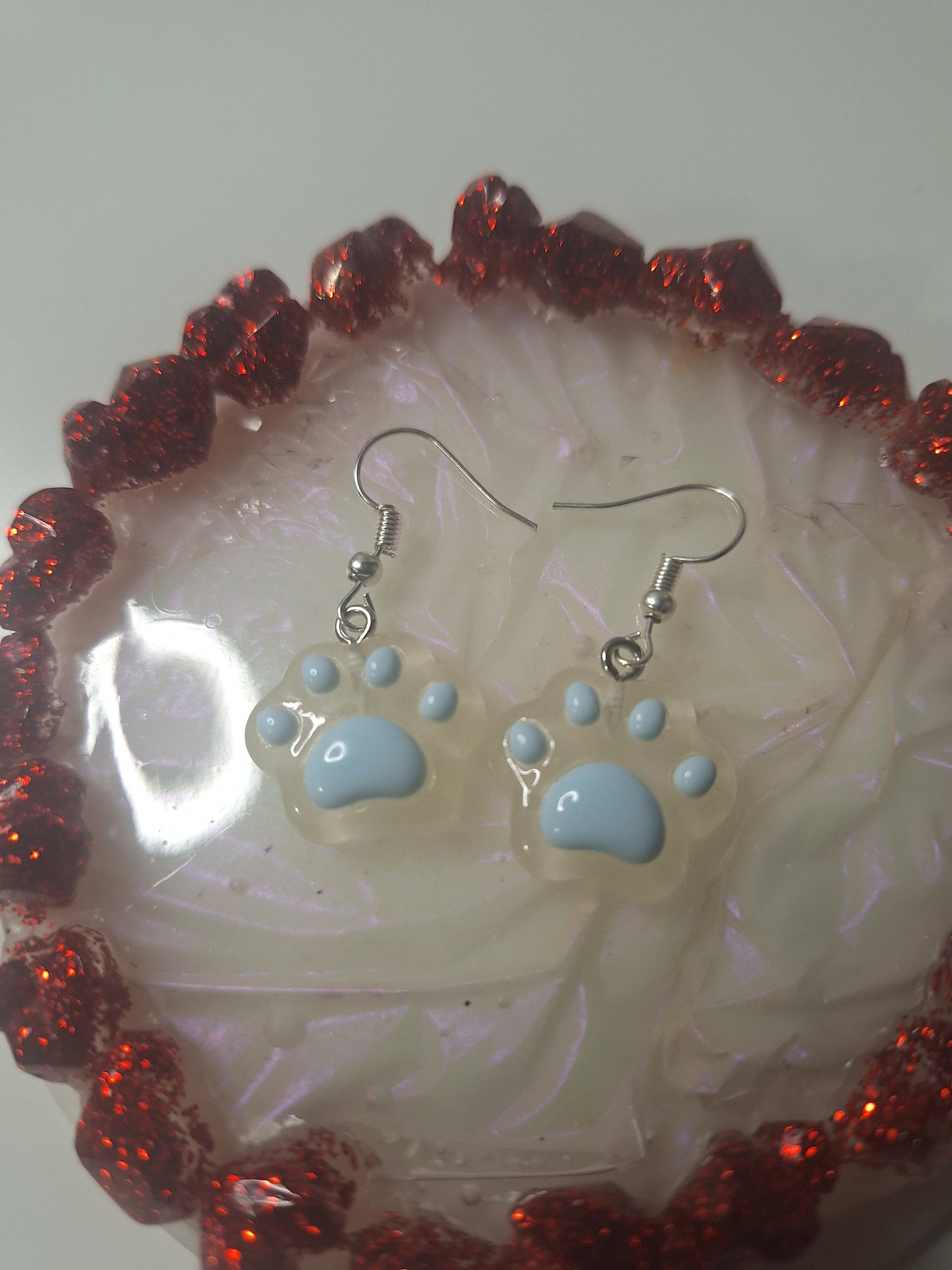 Boucles d'oreilles patte de chat