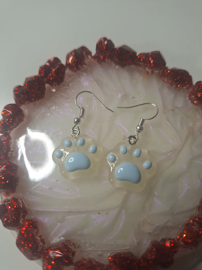 Boucles d'oreilles patte de chat