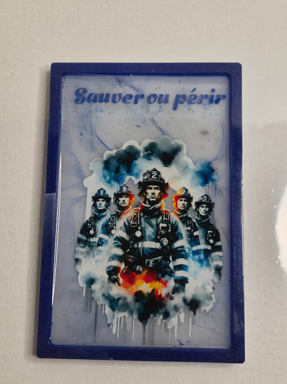 Deco murale pompiers
