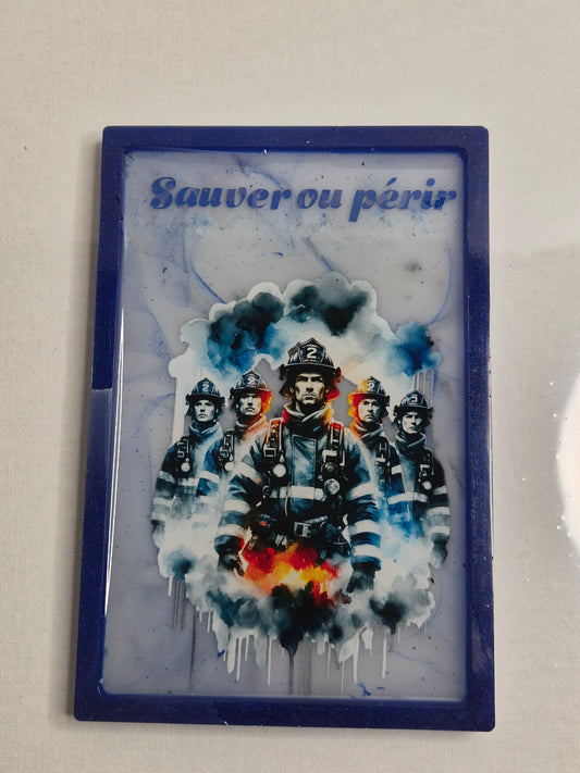 Deco murale pompiers
