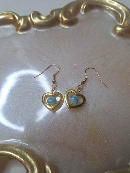 Boucles d oreilles coeur