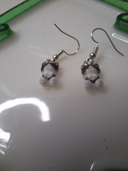 Boucles d oreilles bébé chat