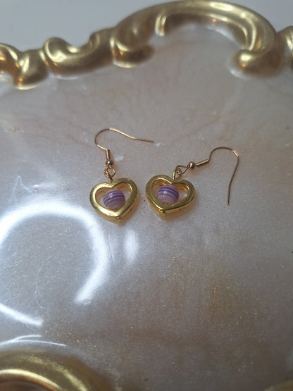 Boucles d oreilles coeur