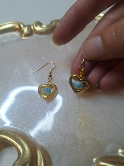 Boucles d oreilles coeur