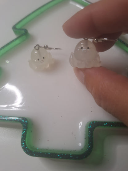 Boucles d'oreilles pieuvre