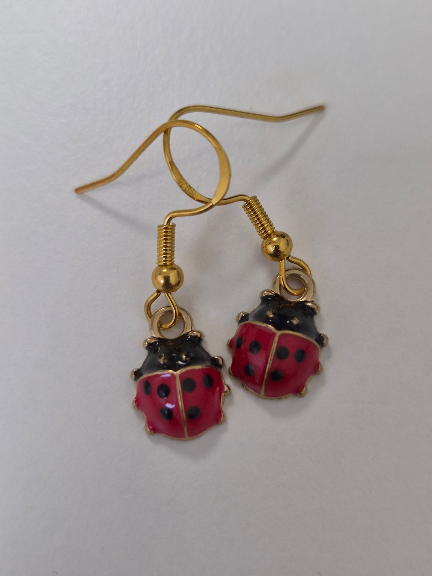Boucles d'oreilles coccinelle 🐞
