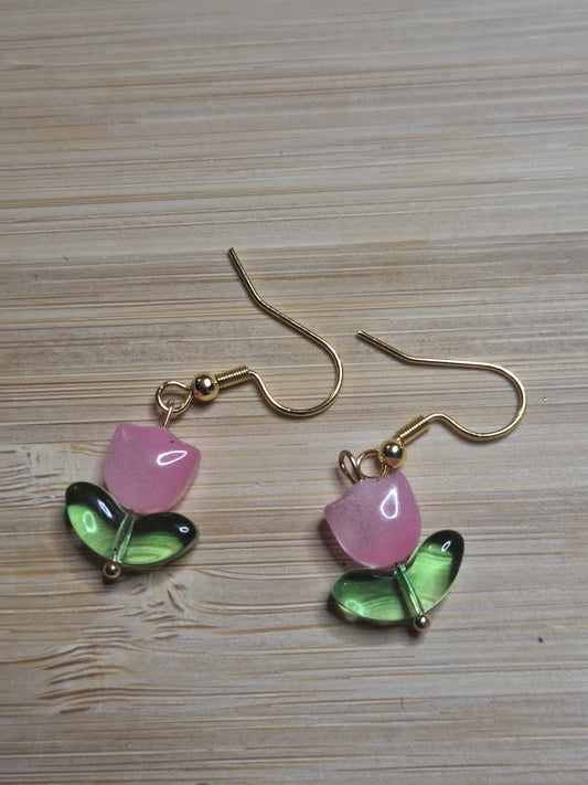 Boucles d'oreilles fleur