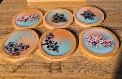 Lot de 6 dessous de verre