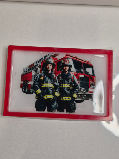 Deco murale pompiers
