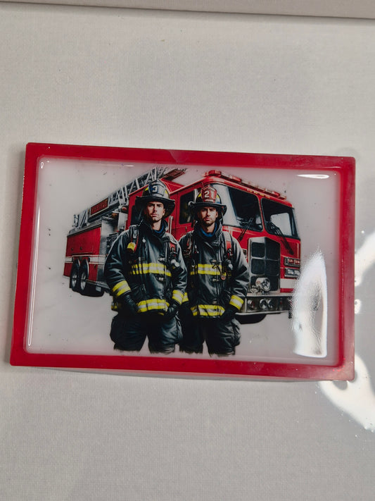 Deco murale pompiers