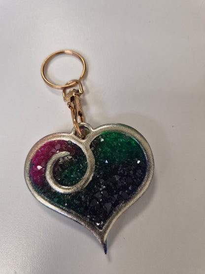 Porte cle coeur