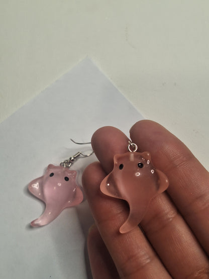 Boucles d'oreilles raie
