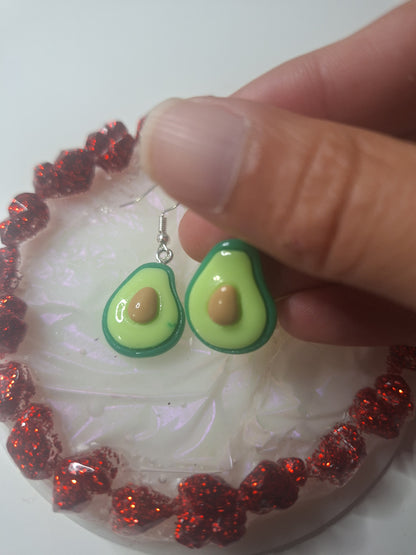 Boucles d'oreilles avocat